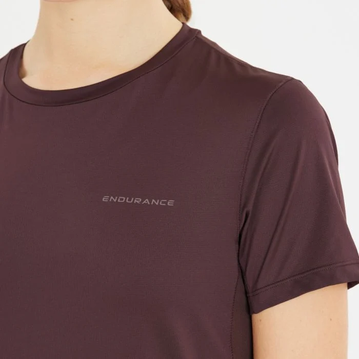 Endurance Dame T-shirts Nan S/S Tee Rød