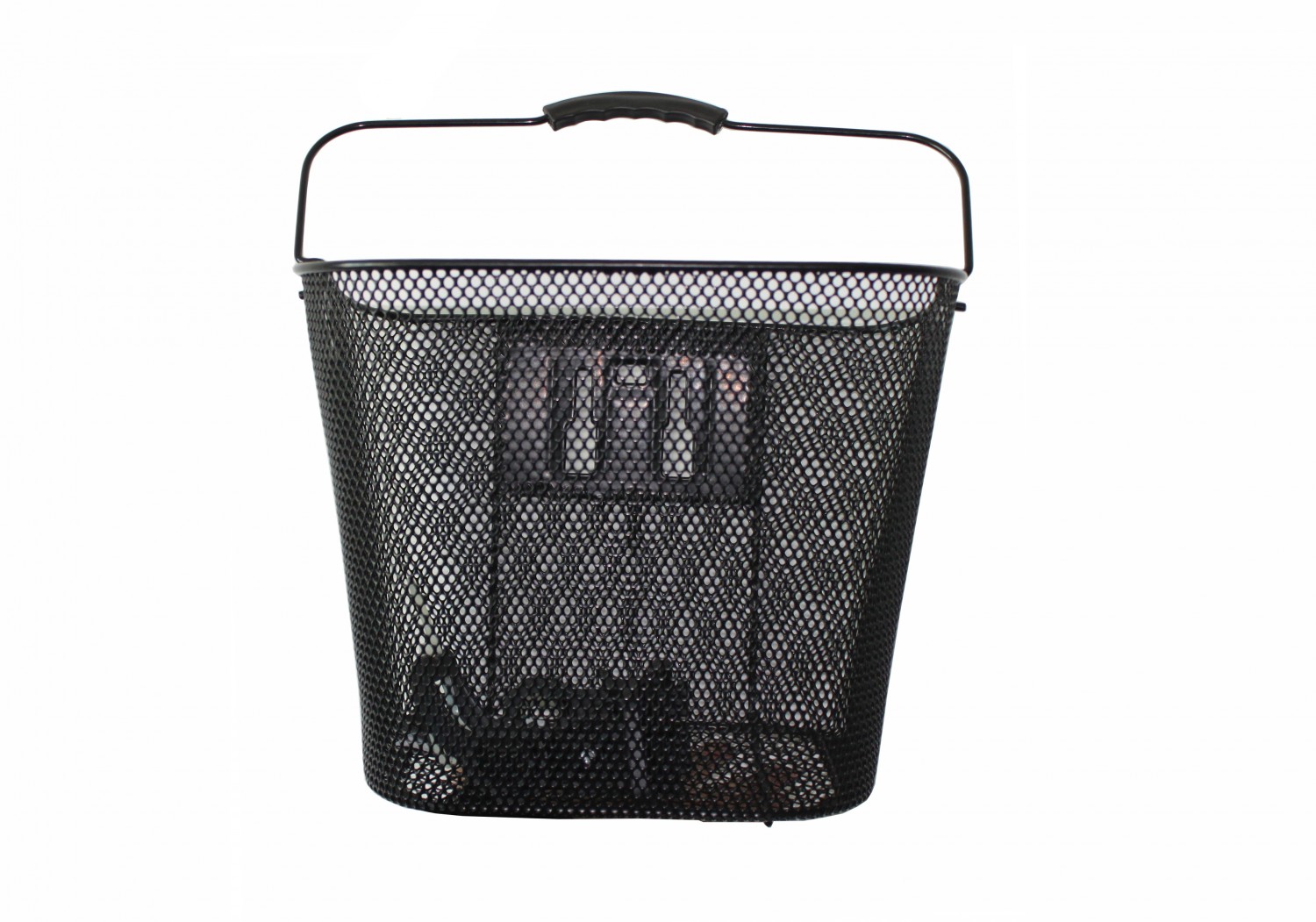 Velokorb vorne mit Tragegriff 35 x 25 cm schwarz