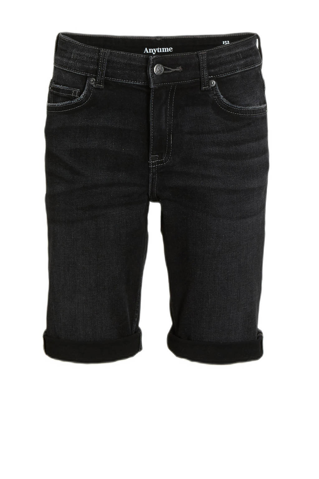 anytime denim short zwart