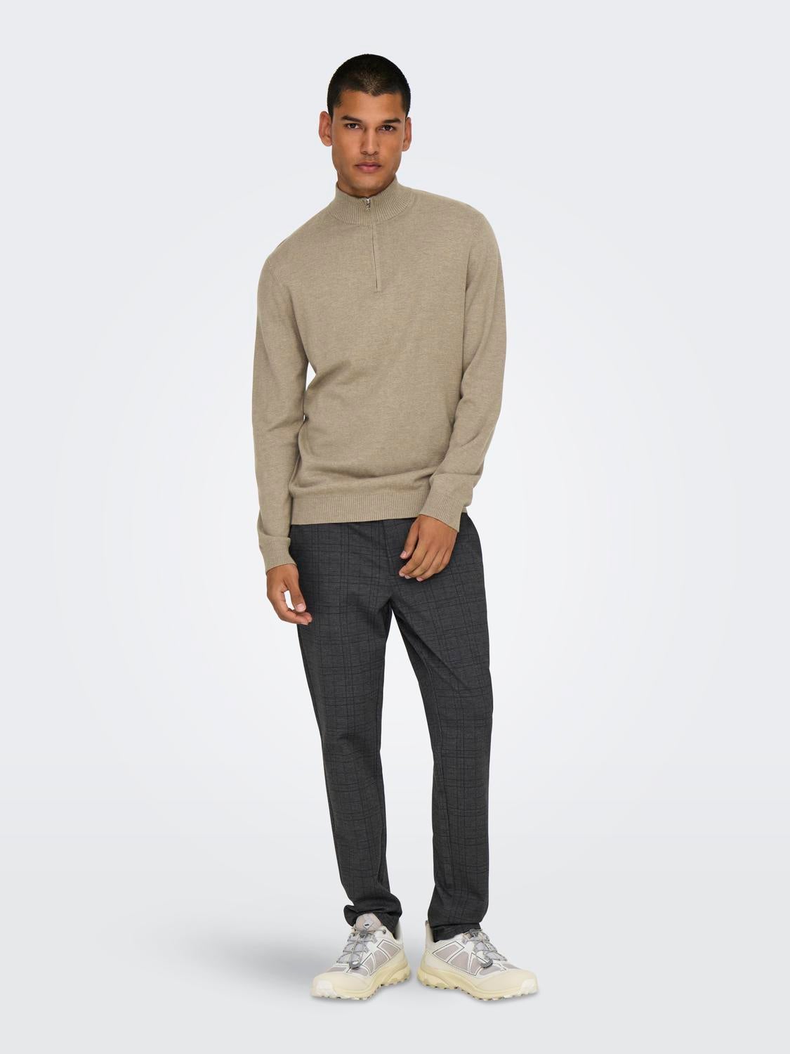 ONSLOUI Pullover Desert Taupe