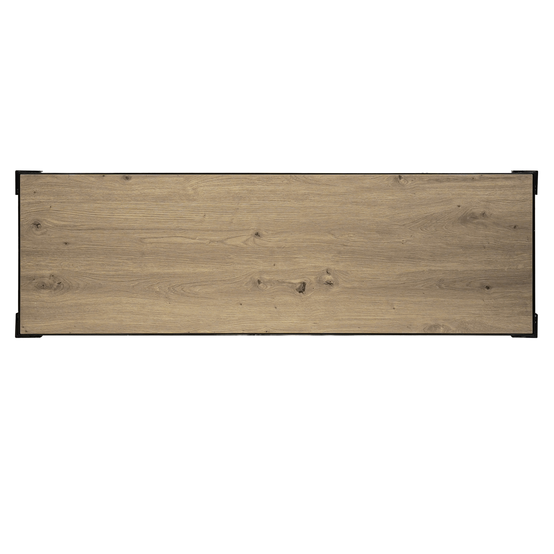 Lowboard - Artisan Eiche - schwarz - rollbar