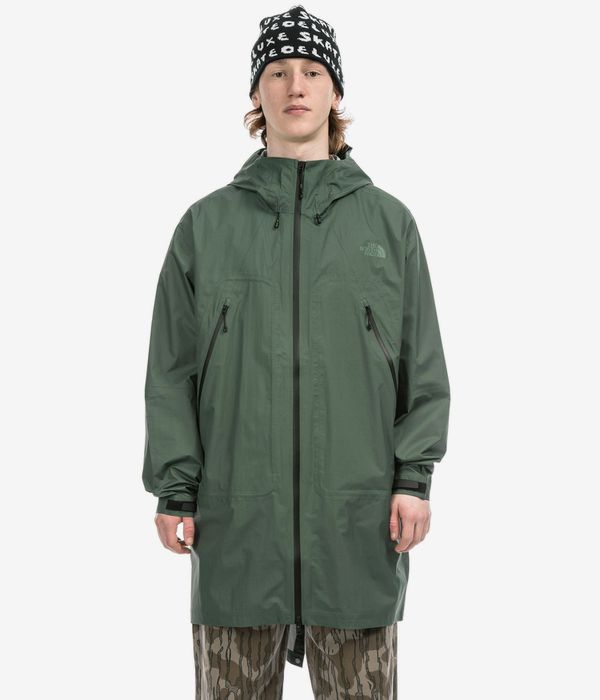 The North Face Packable Light Rain Parka Jacke (duck green)