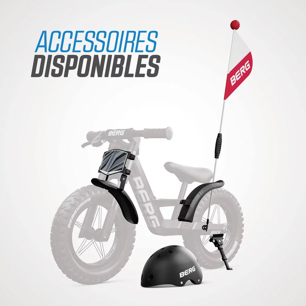 VELO D'EQUILIBRE - BIKY CROSS BLEU AVEC FREIN A MAIN