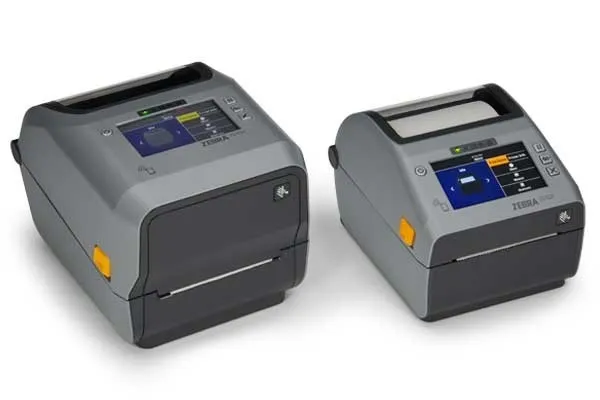 Zebra ZD621t - Etiketprinter - termo transfer - Rulle (11,8 cm) - 300 dpi - op til 152 mm/sek. - USB 2.0, LAN, seriel, USB vært - skærer - grå