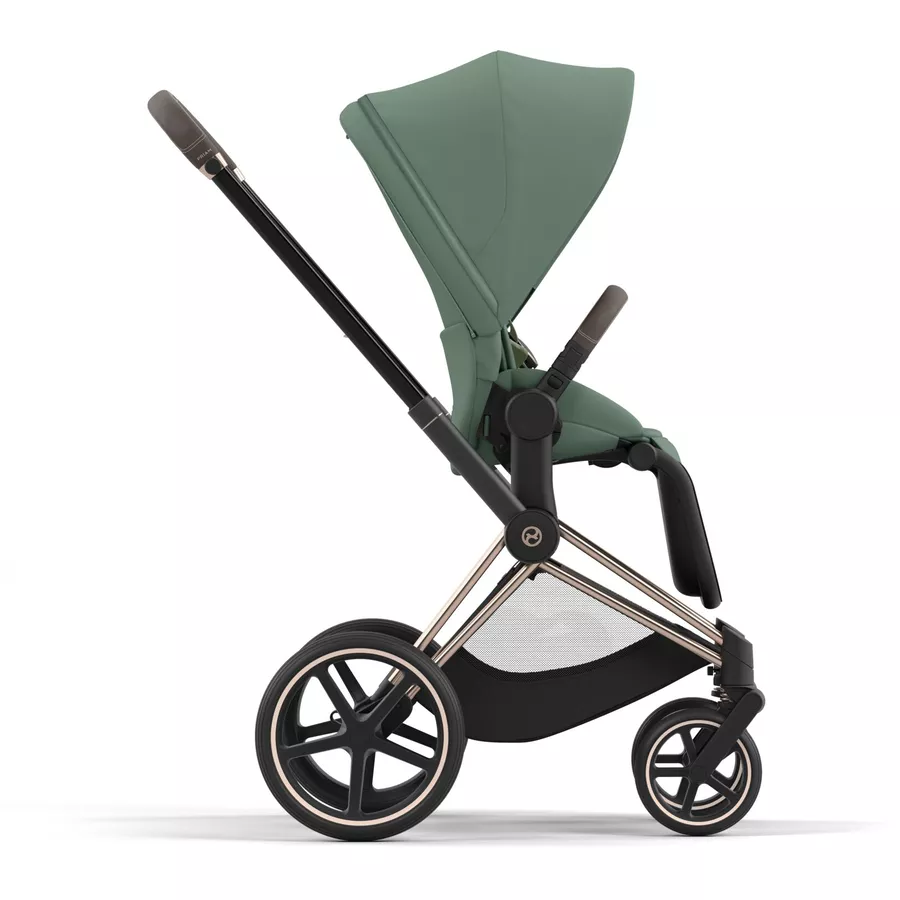 cybex PLATINUM Kombikinderwagen New Priam Priam Rosegold Leaf Green