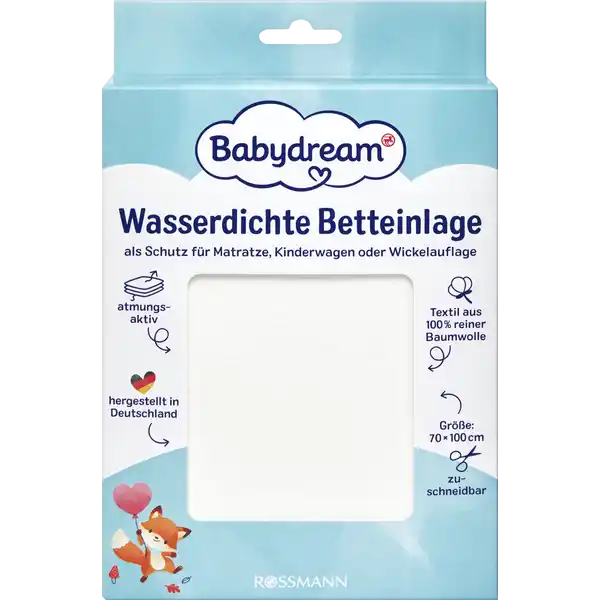 wasserdichte Betteinlage 70x100 cm