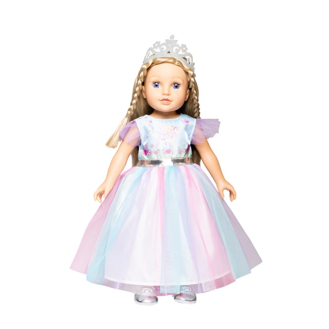 Puppenkleid - Fee und Einhorn - Größe 35 - 45 cm