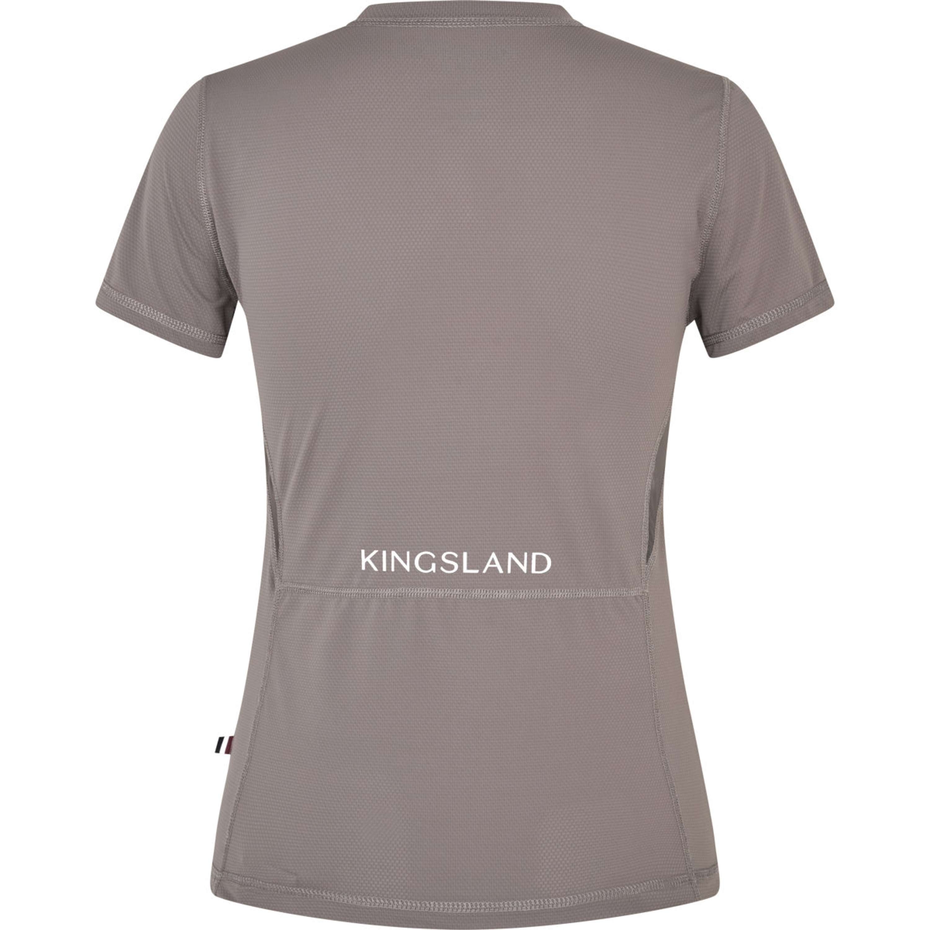 Kingsland T-Shirt KLLeona Technical Brown Iron