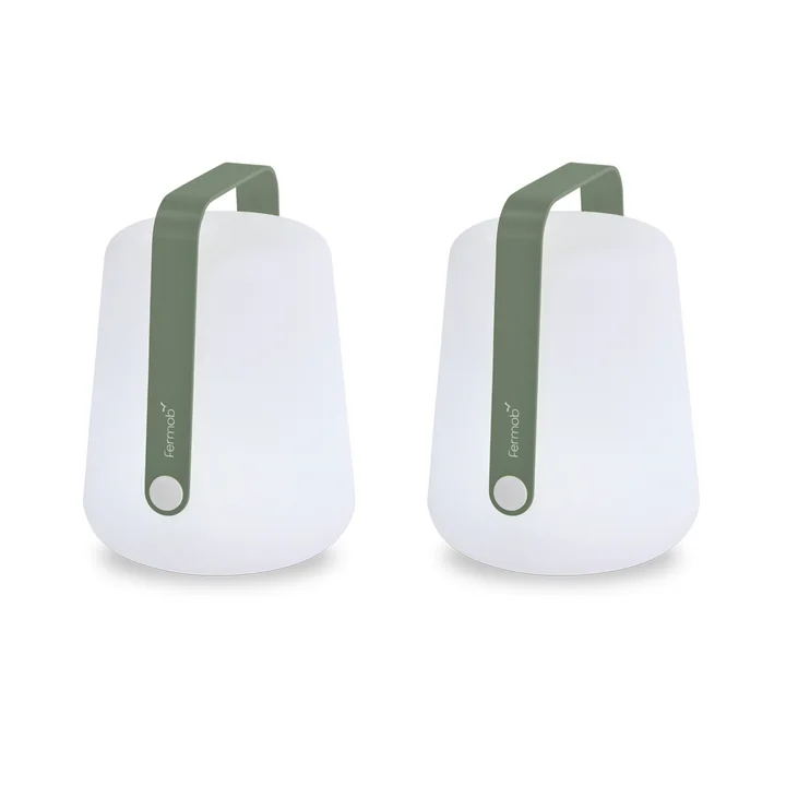 Fermob - Balad Akku LED-Leuchte, H 25 cm, kaktus (2er-Set)