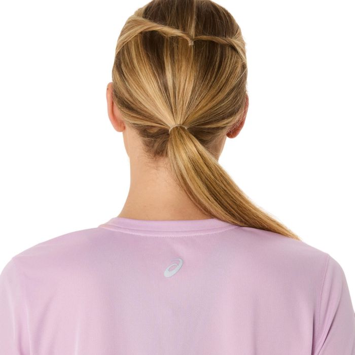 Asics Dame T-shirts Fujitrail Logo SS Top Pink