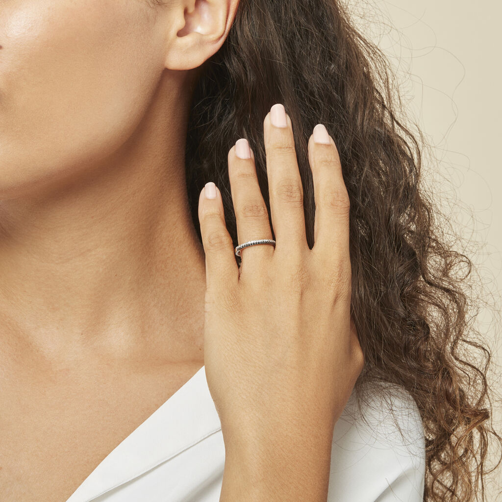 Bague Maissara Or Blanc Diamant