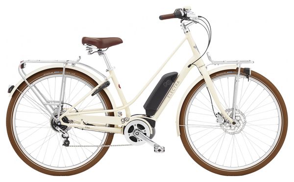Vélo de Ville Electra Loft Go! 5i EQ 400 Wh Blanc Cream