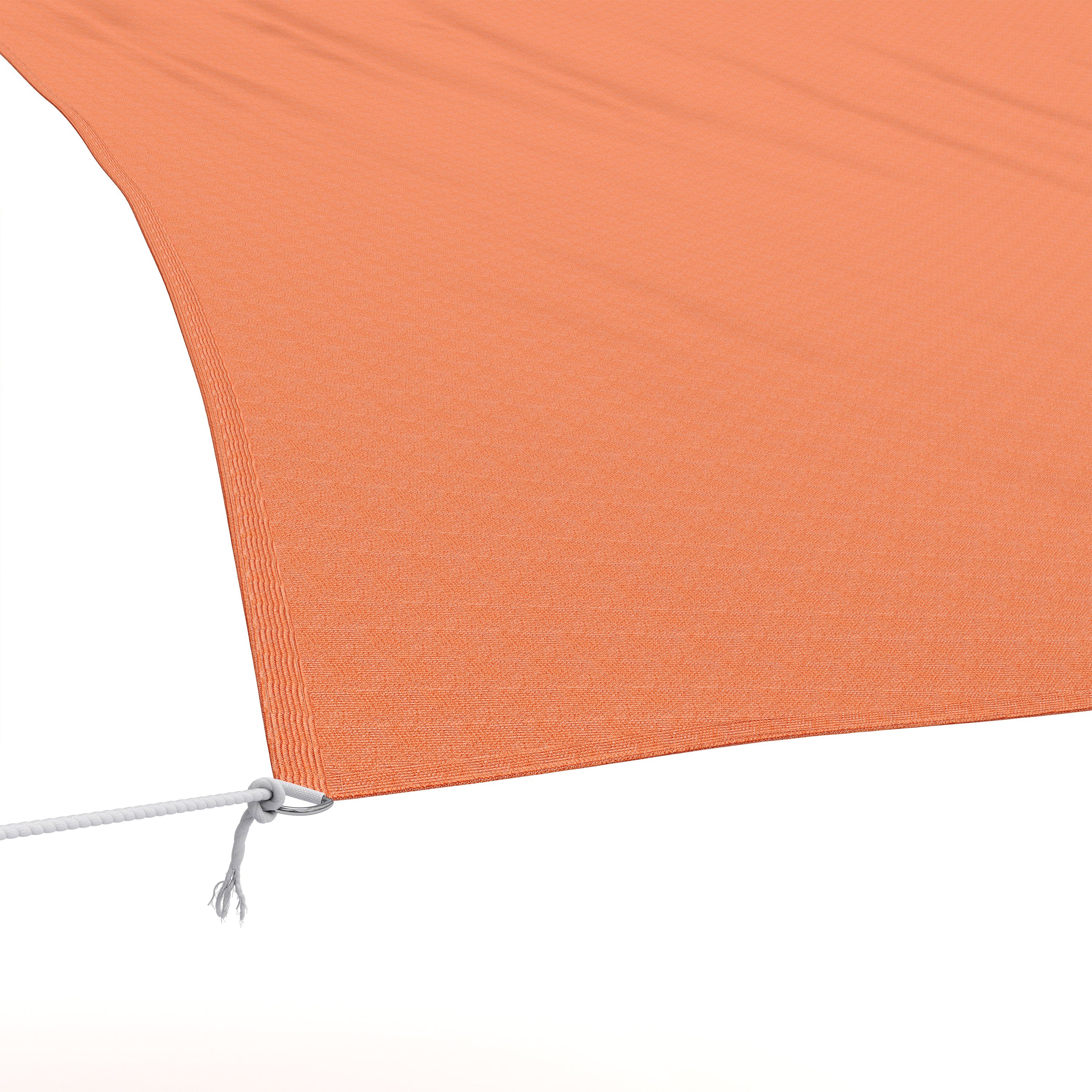 Sonnensegel Quadrat 3 x 3 m orange