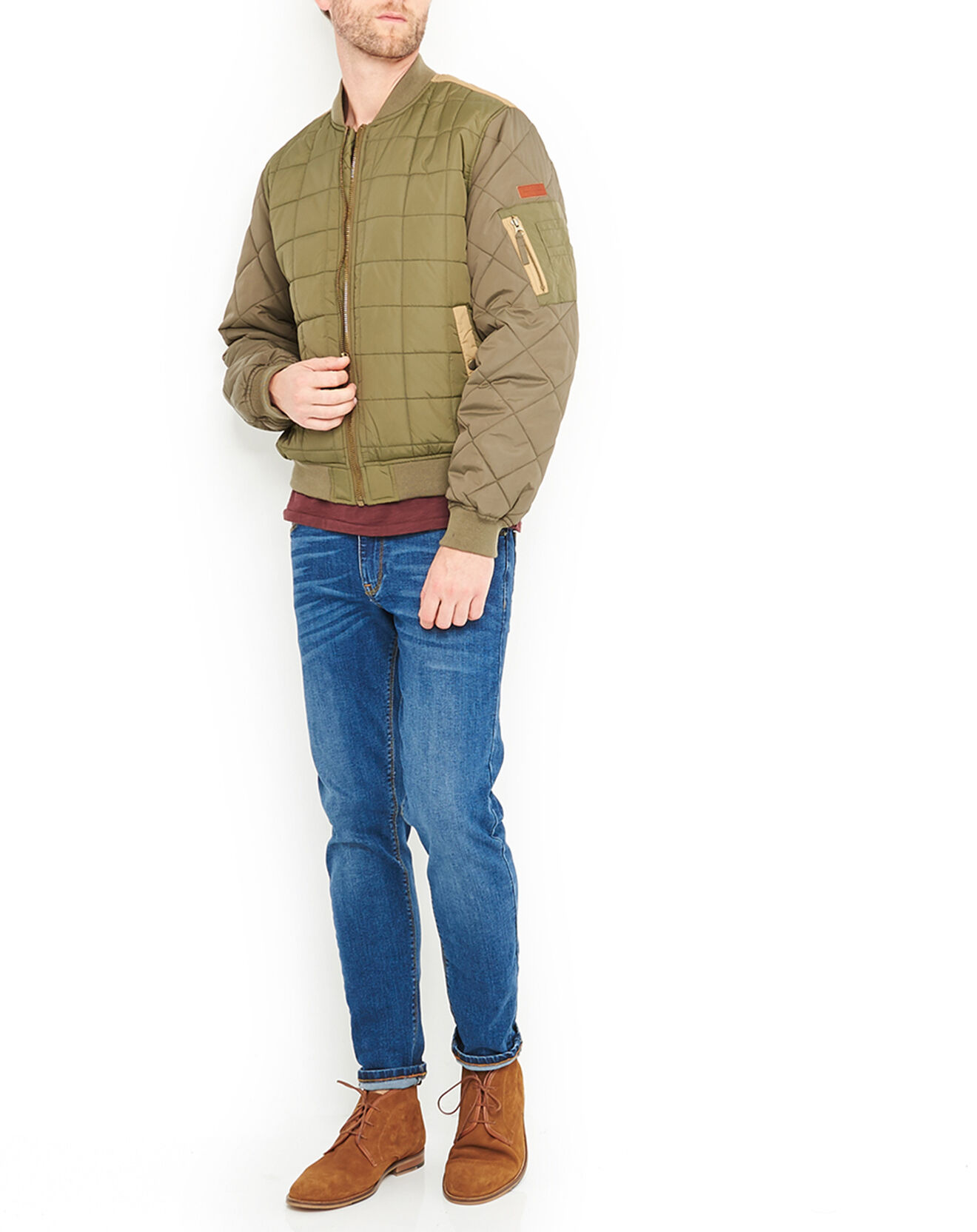 Pepe Jeans Blouson Nauru Bombers kaki