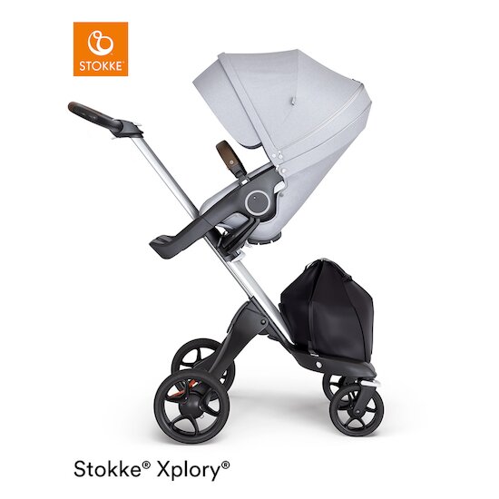 Siège poussette Xplory® V6   Gris brossé        de               Stokke®
