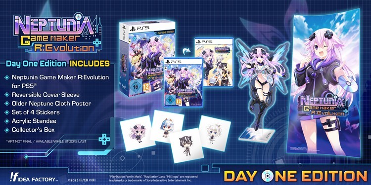 Neptunia Game Maker R:Evolution (Day One Edition)- PlayStation 5
