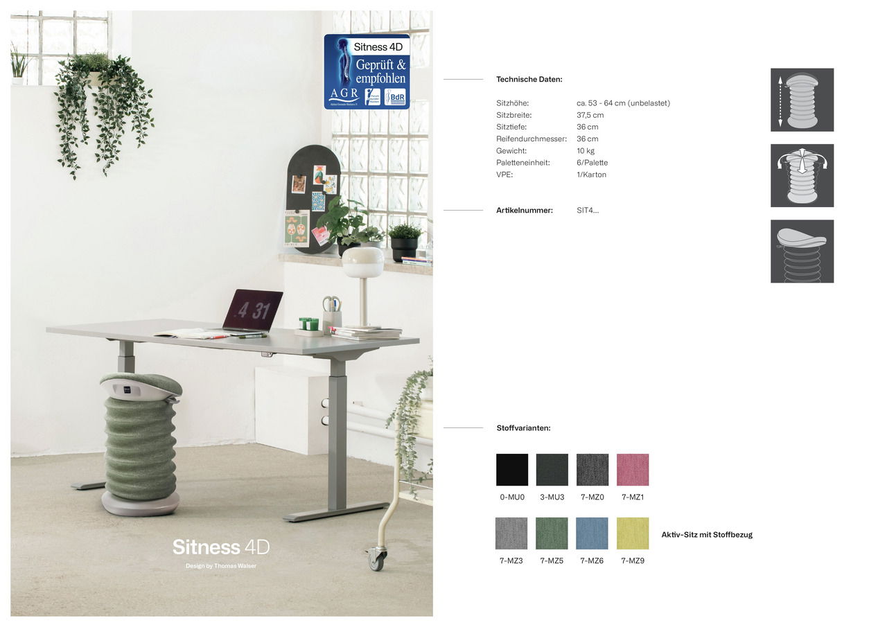 Topstar Aktiv-Sitz SITNESS 4D AGR