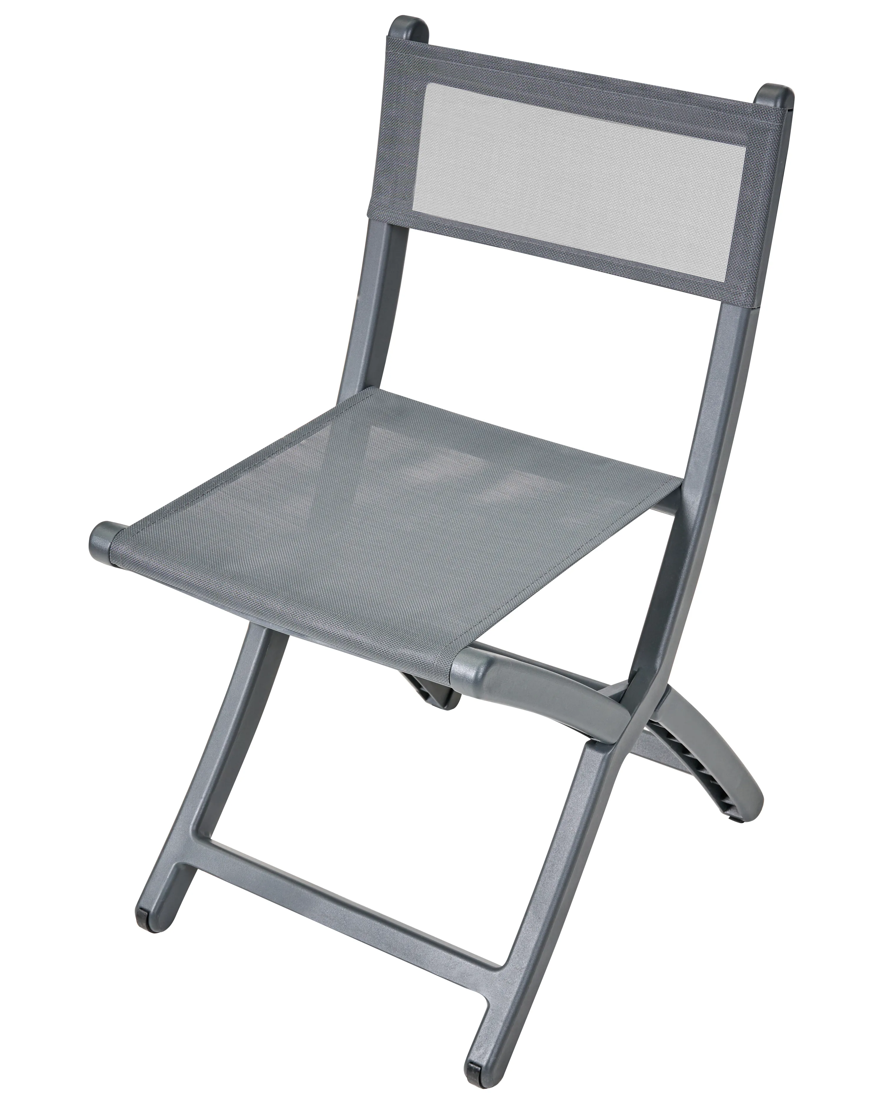 Set van 4 tuinstoelen TALCA Donkergrijs