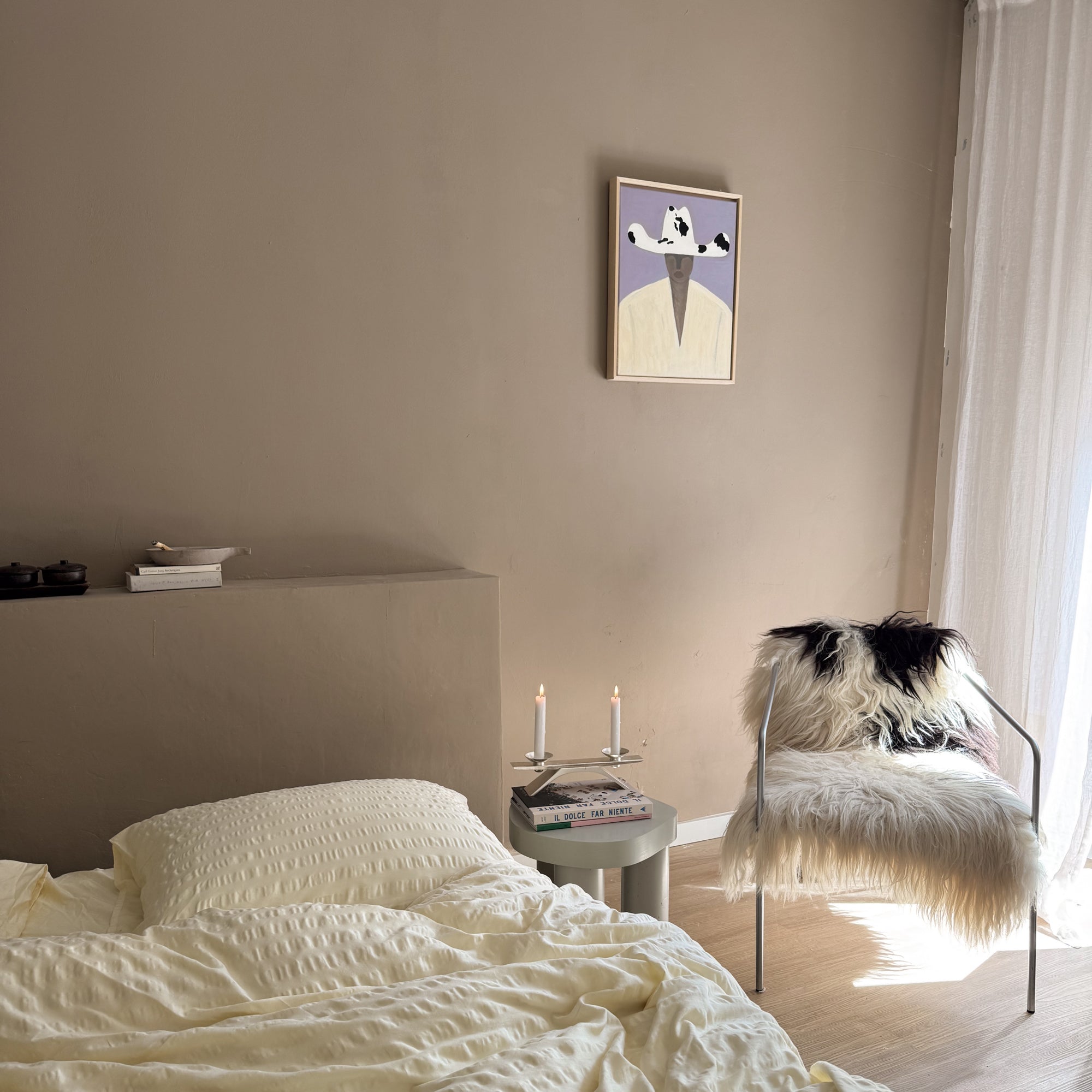 Crisp Sheets Smooth Waffle Dekbedovertrek 200 x 220 cm - Geel