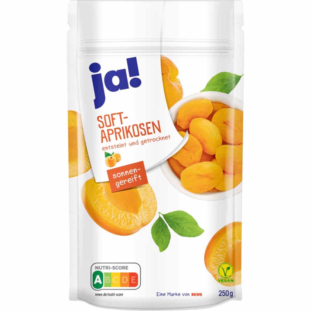 ja! Soft Aprikosen 250g MHD:30.9.25