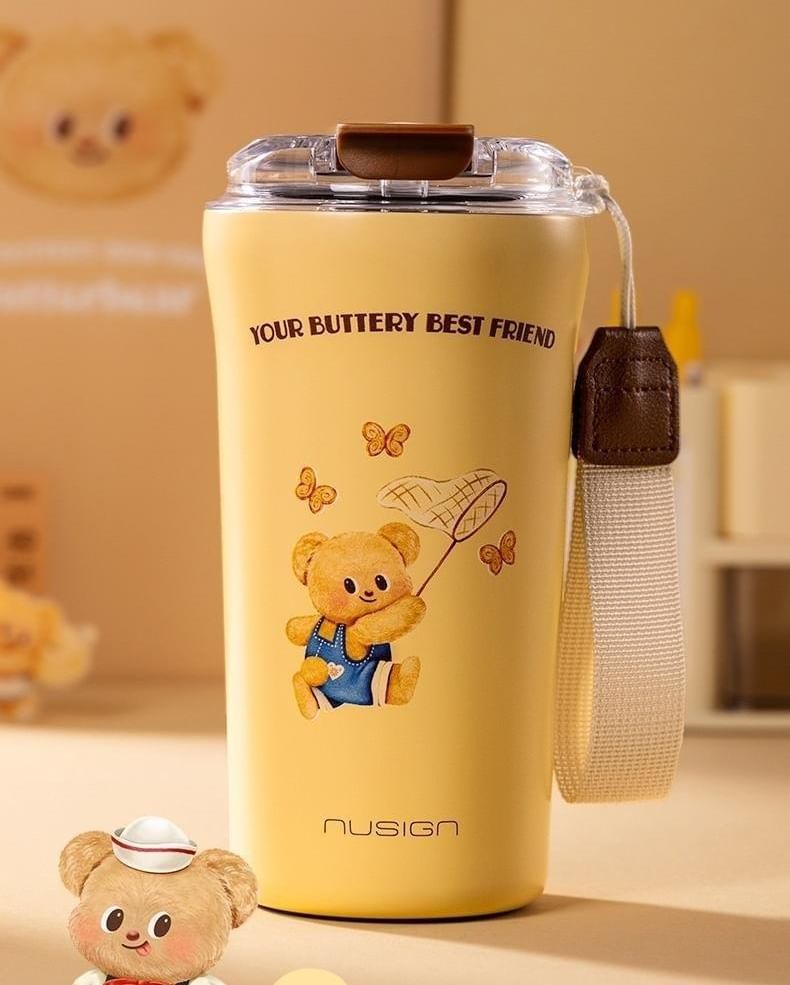 Butterbear - Butterbear Print roestvrijstalen beker