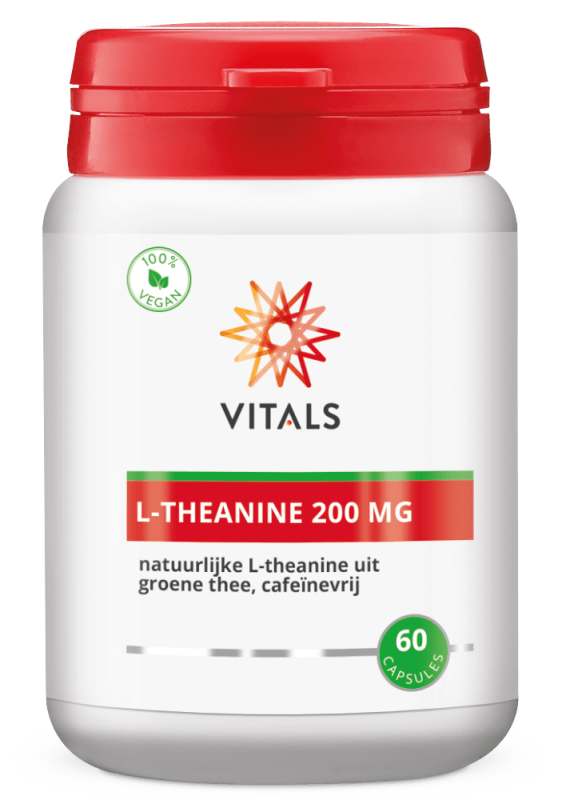 Vitals L Theanine 200mg 60 Capsules