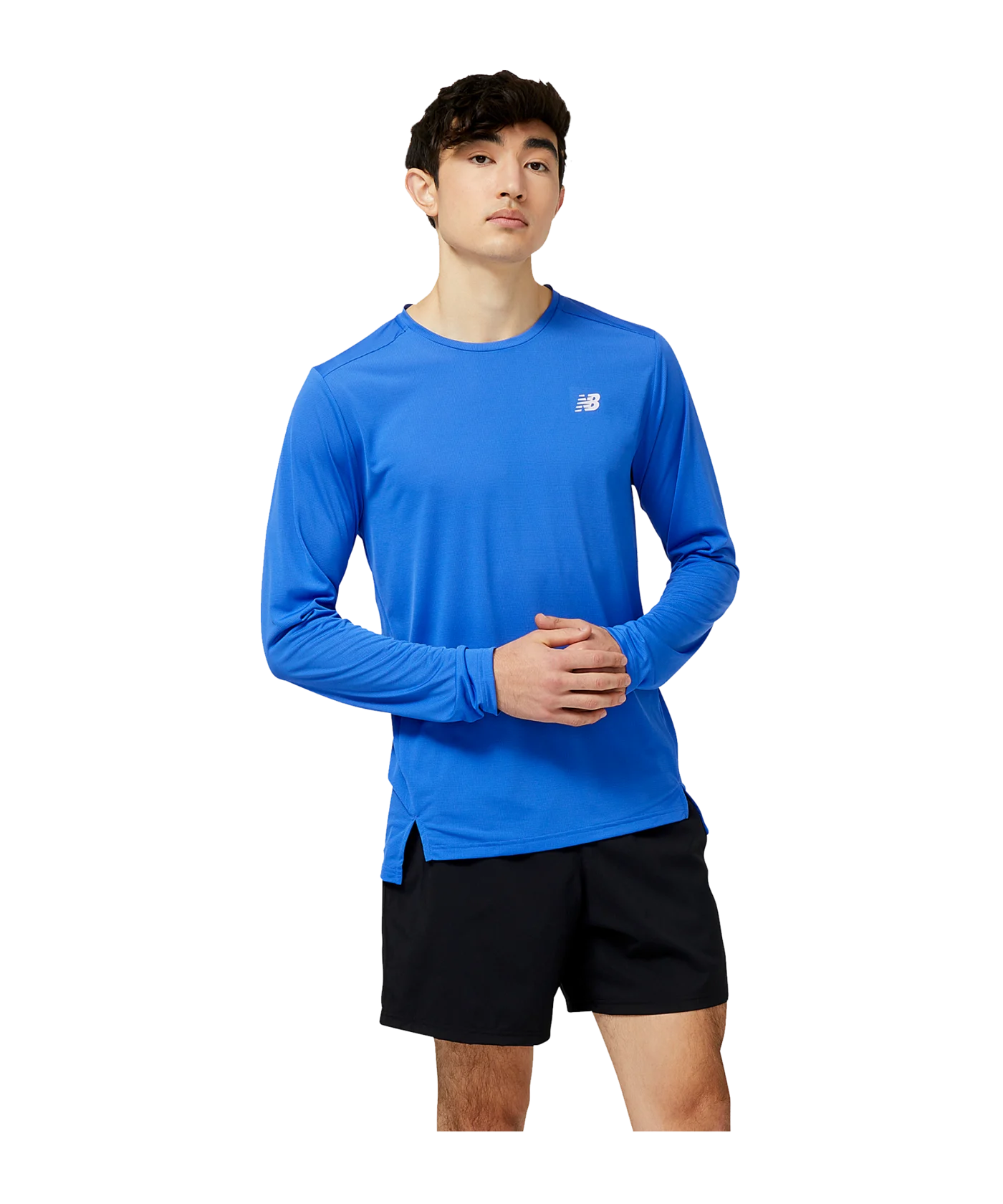 New Balance Accelerate Sweatshirt Blau FMIB