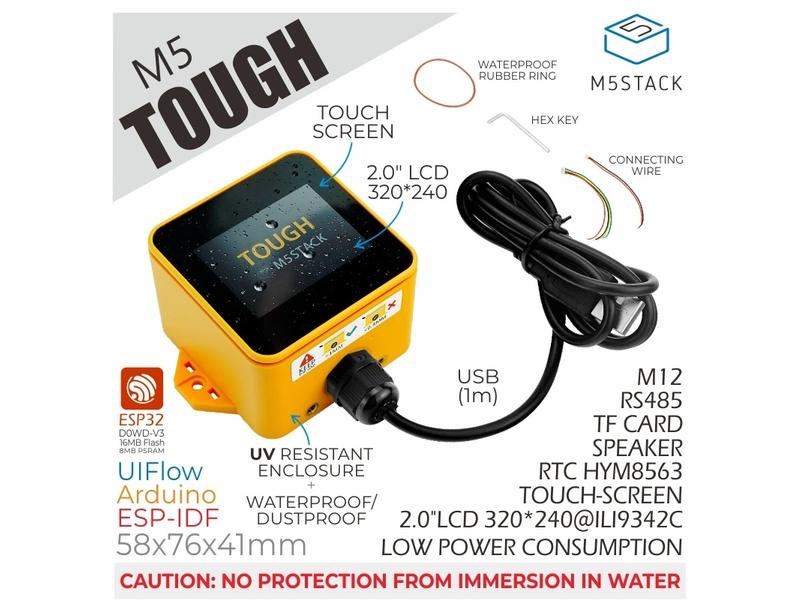 M5Stack Entwicklerboard Tough Esp32 IoT Development Kit Solider, wasserdichter ES32 embedded controller