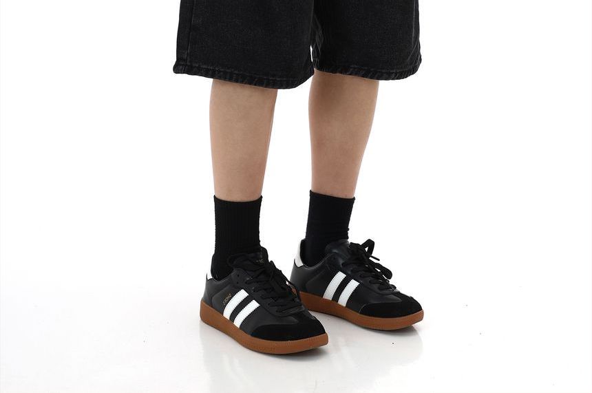 Meiksip - Lage taille rechte denim shorts