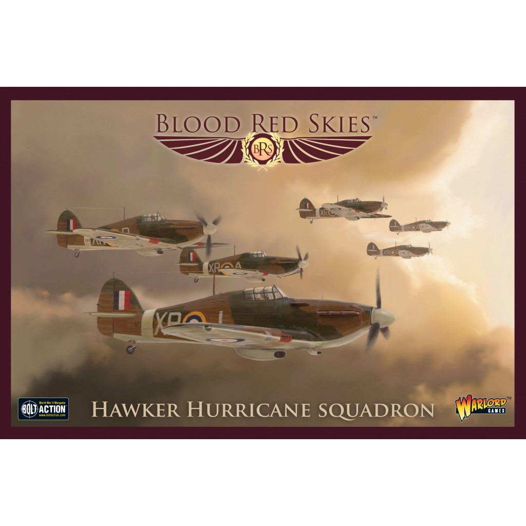 Blood Red Skies: British Hawker Hurricane - Squadron, 6 planes