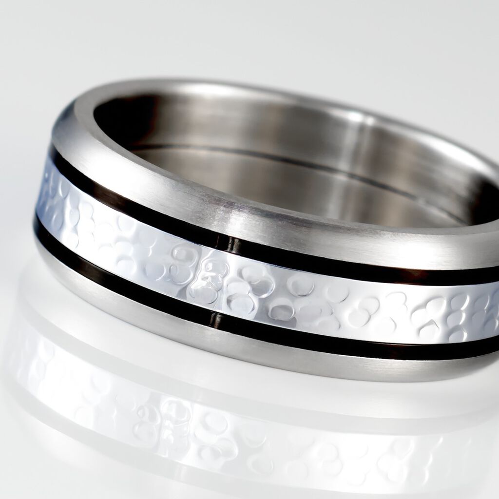 Bague Mollie Acier Blanc