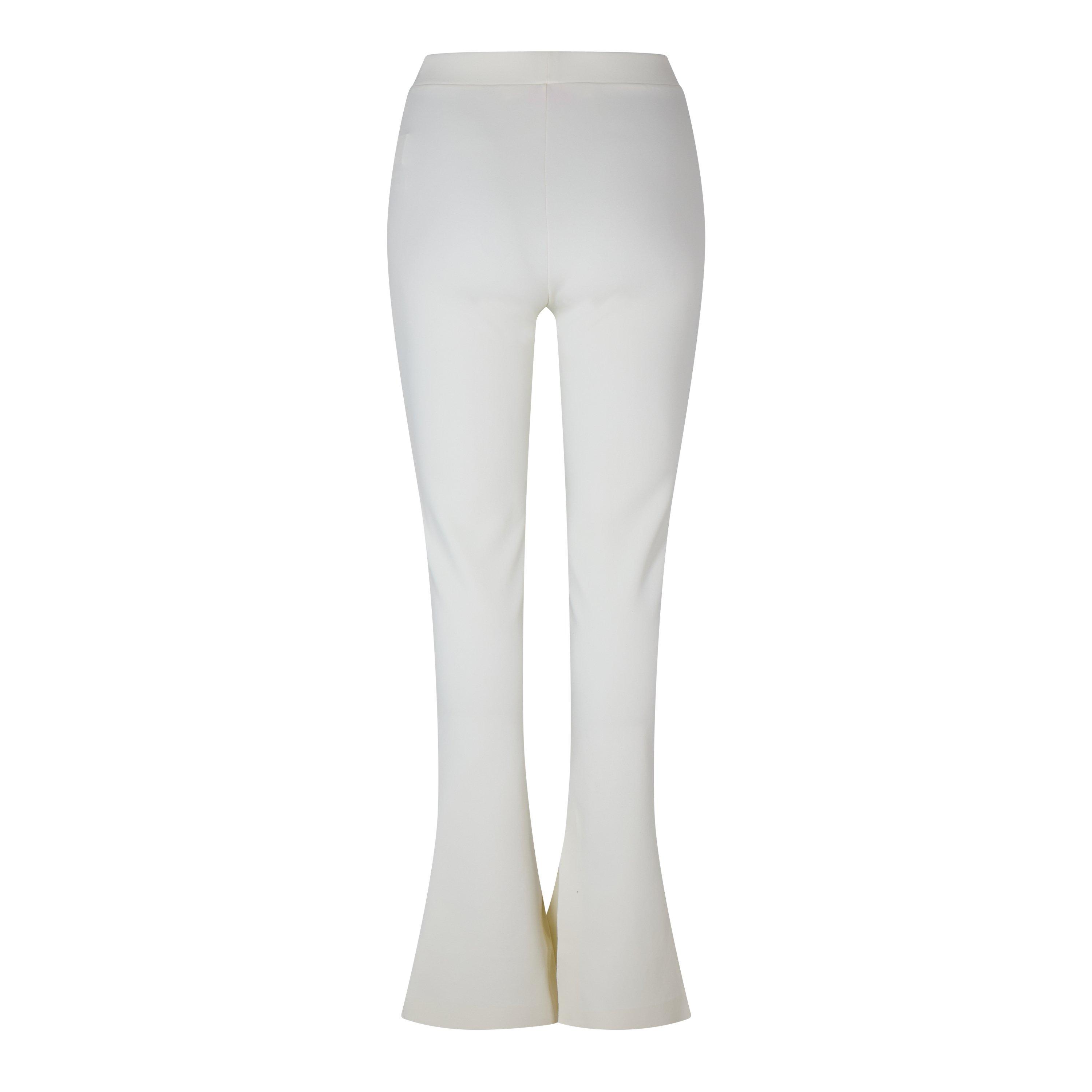 Off White Sleek Split Leggings