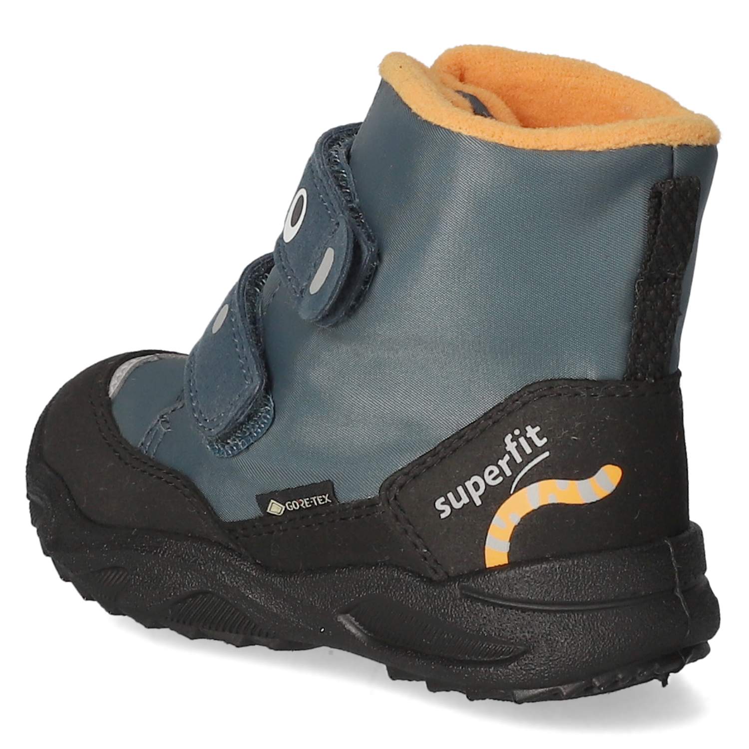 Superfit Winterstiefeletten GLACIER - petrol/schwarz/orange