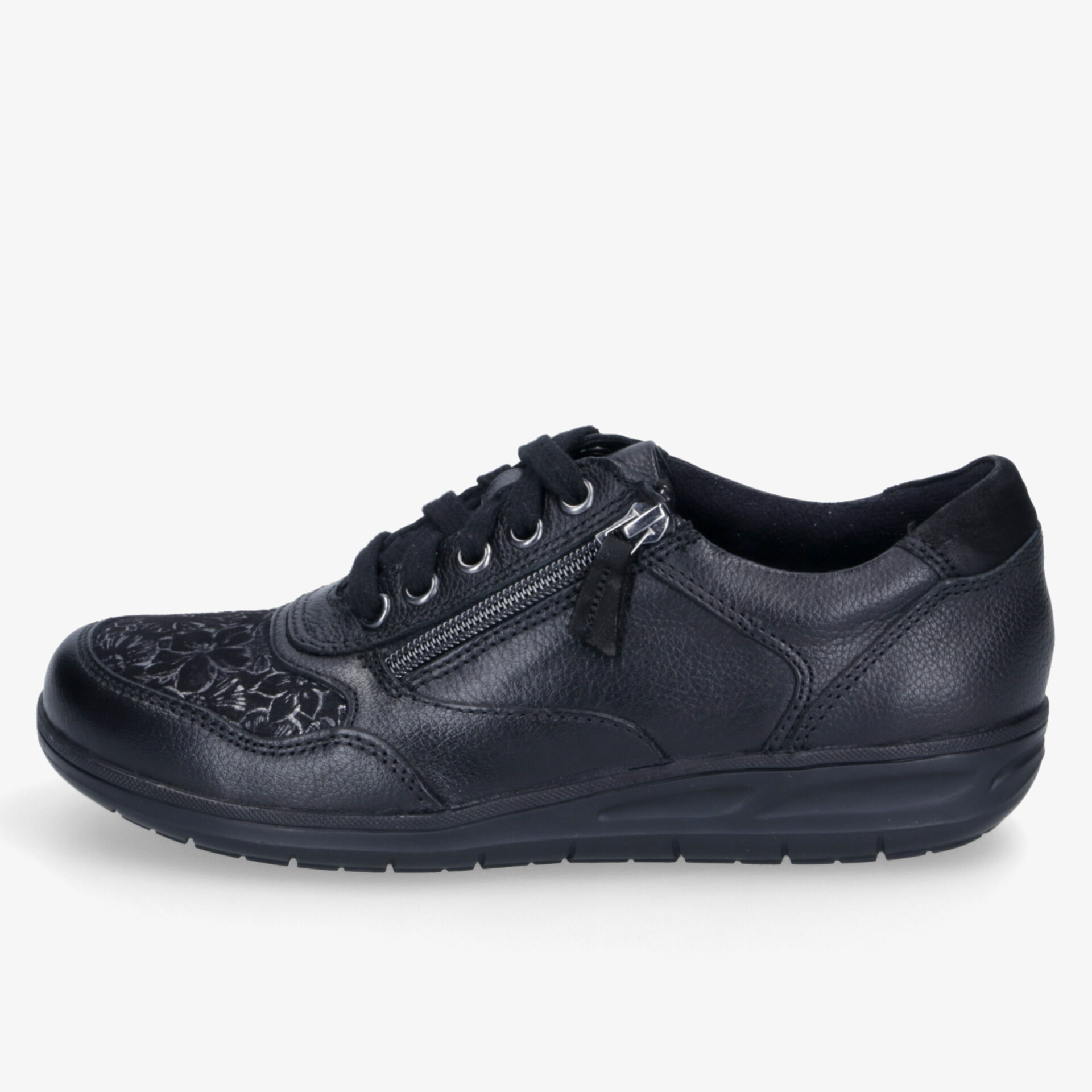 COMFINO Damen Halbschuhe schwarz