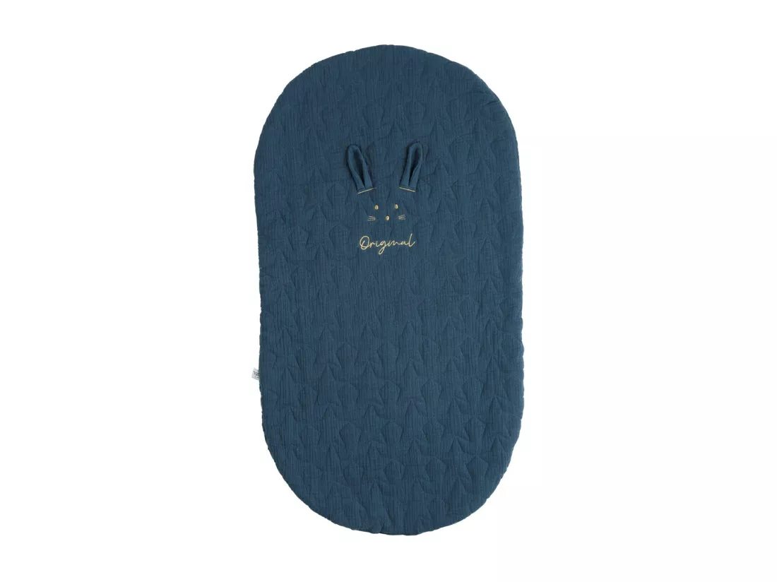 Couvre lit ovale pour berceau en coton