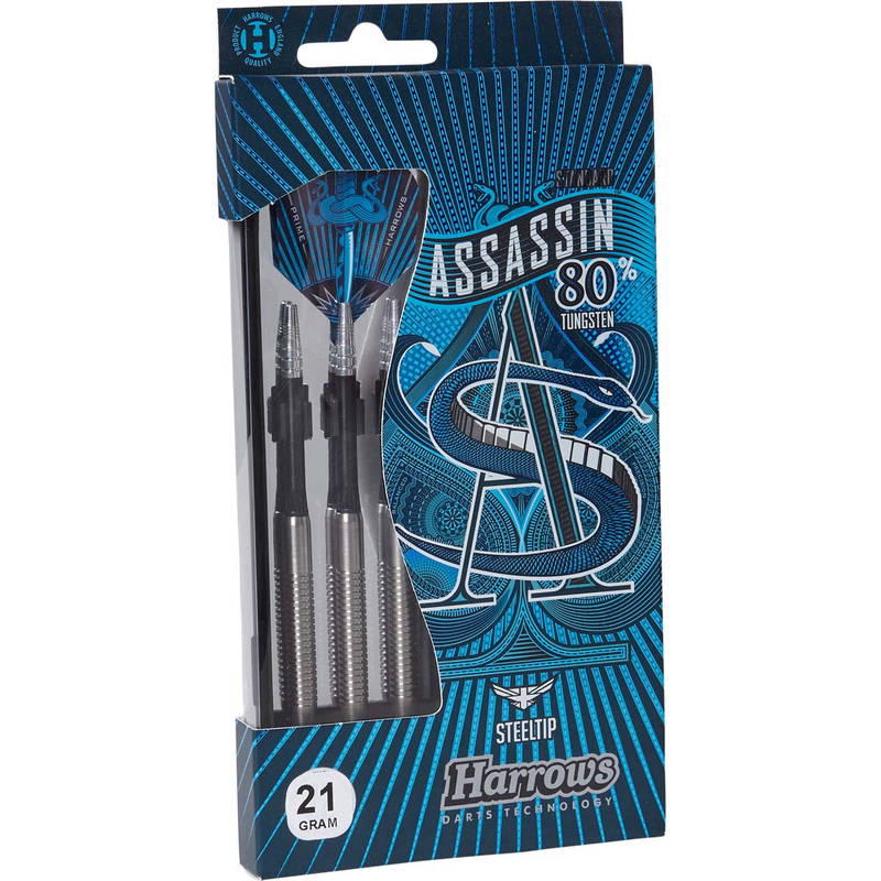 Harrows Assassin 80% Tungsten Steeltip Dartpile