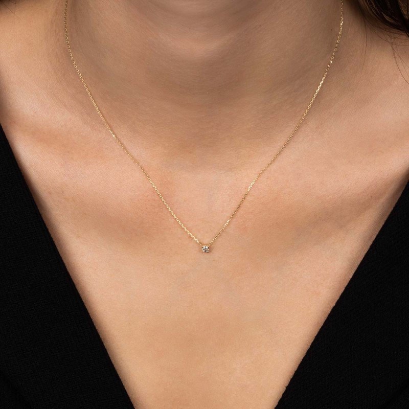 Bougie Bijou Collier doré - Parfum Sous les frangipaniers - 40h