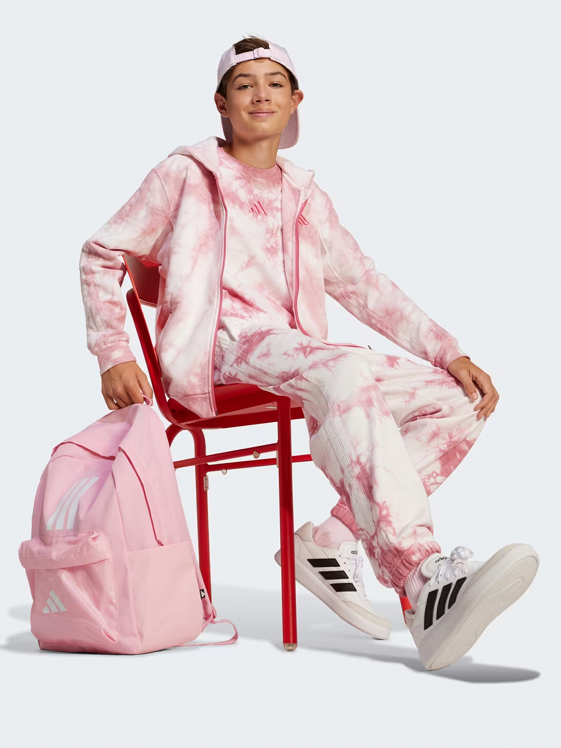 Adidas Classic Back to School 3 Stripes Ryggsekk Pink