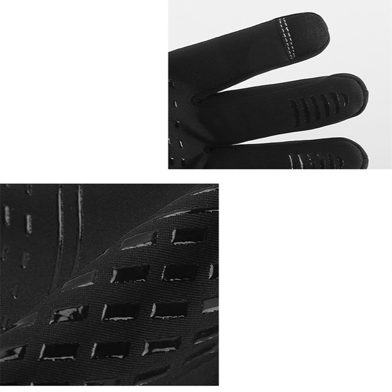(1 Paar) Gr. L Kapazitive Outdoor Touch Handschuhe Wetterfest - Schwarz