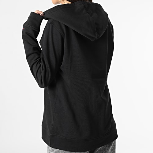 Sweat Capuche Femme Regular Hilfiger 7181 Noir Doré