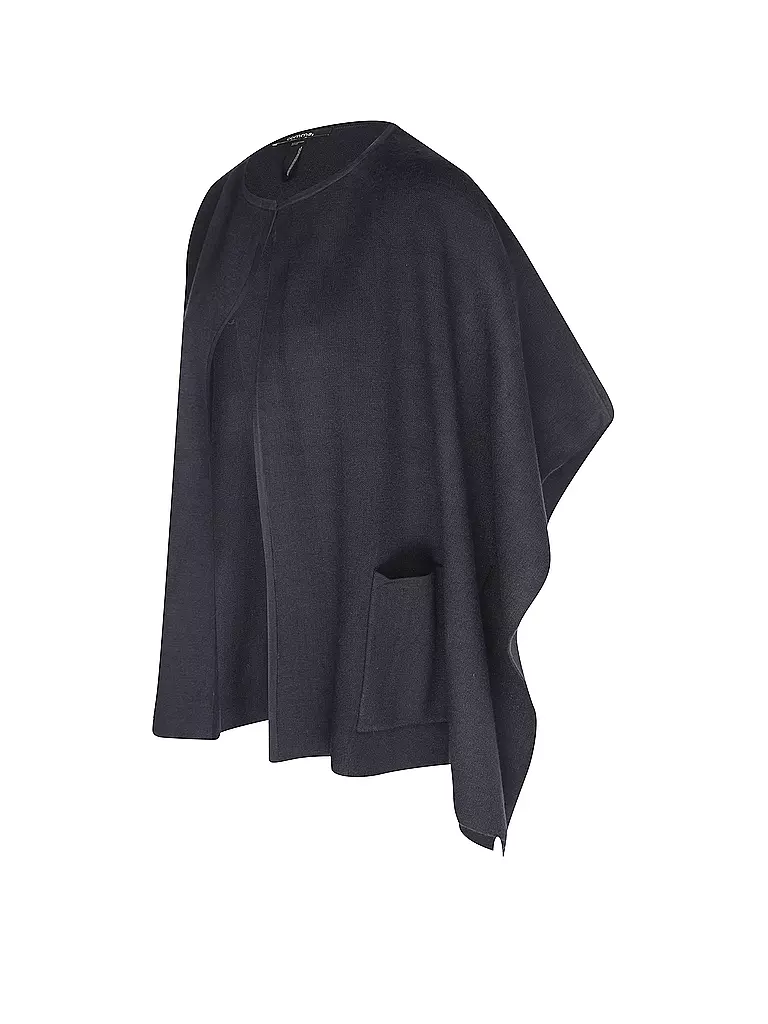 COMMA Cape - Poncho dunkelblau