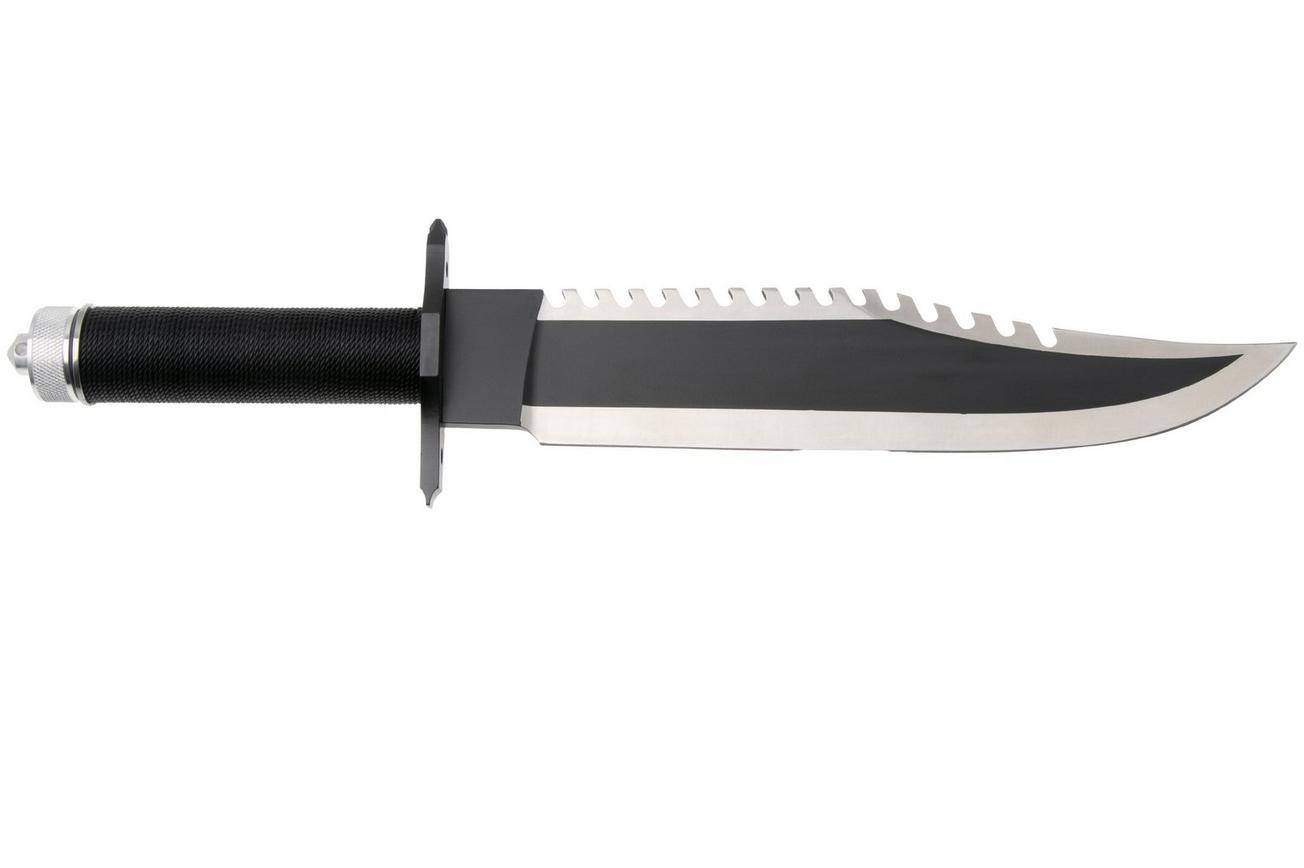 Rambo First Blood Part II 9424 Signature Edition met survival kit, vaststaand mes