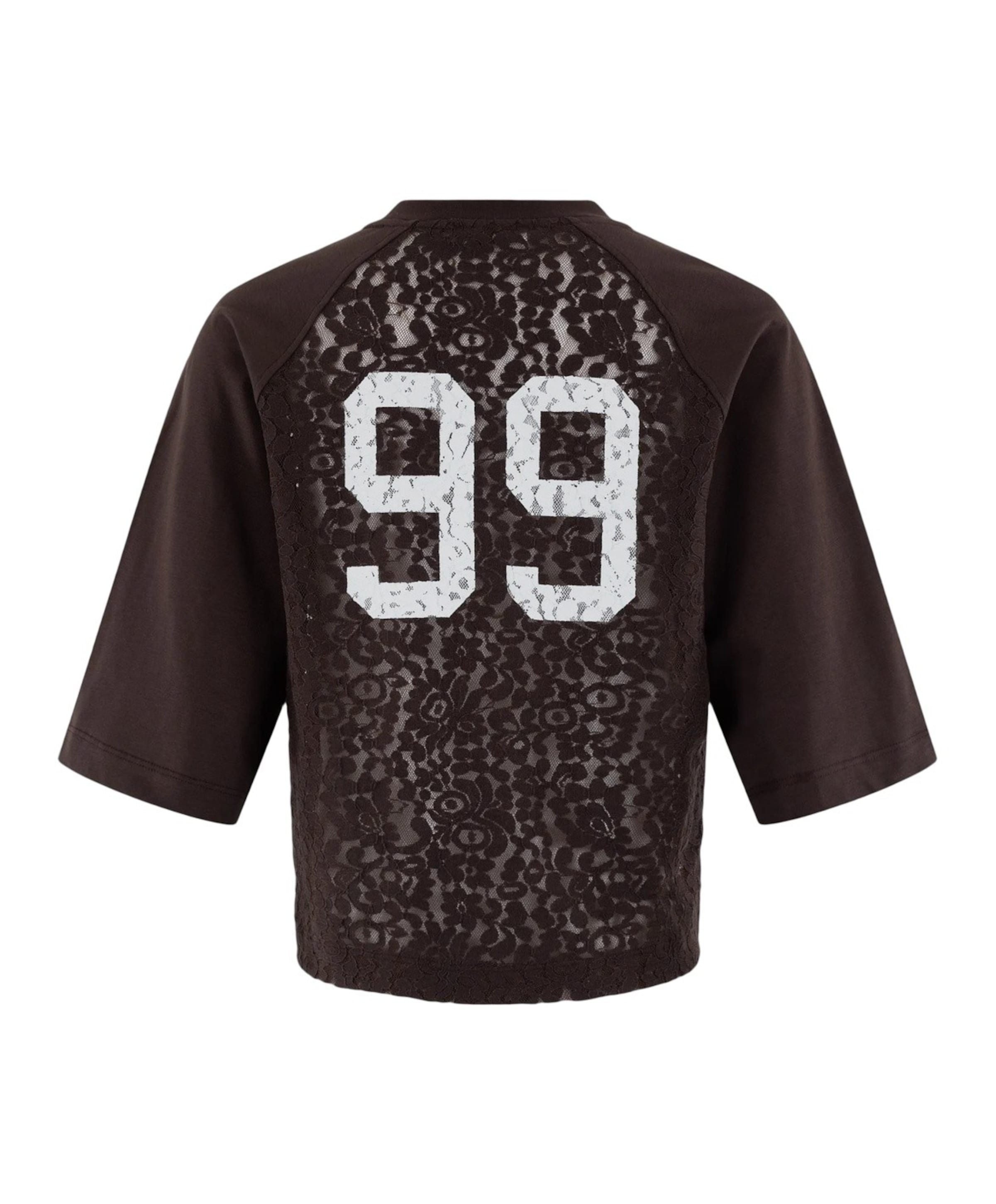 Anna Blue Dames T-shirt bruin
