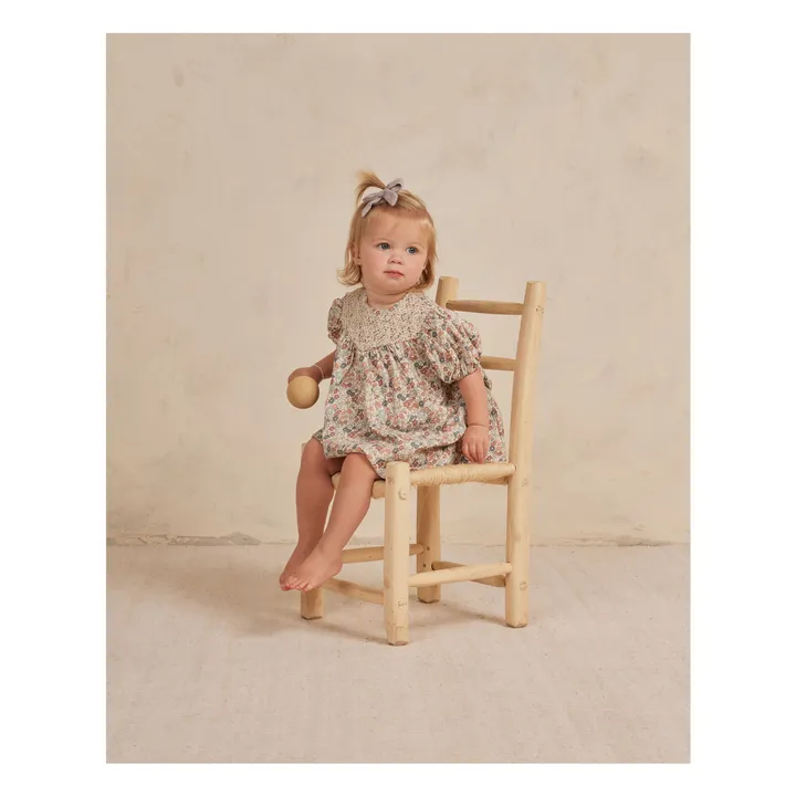 Quincy Mae Robe et Bloomer Carina Fleuri | Blanc cassé