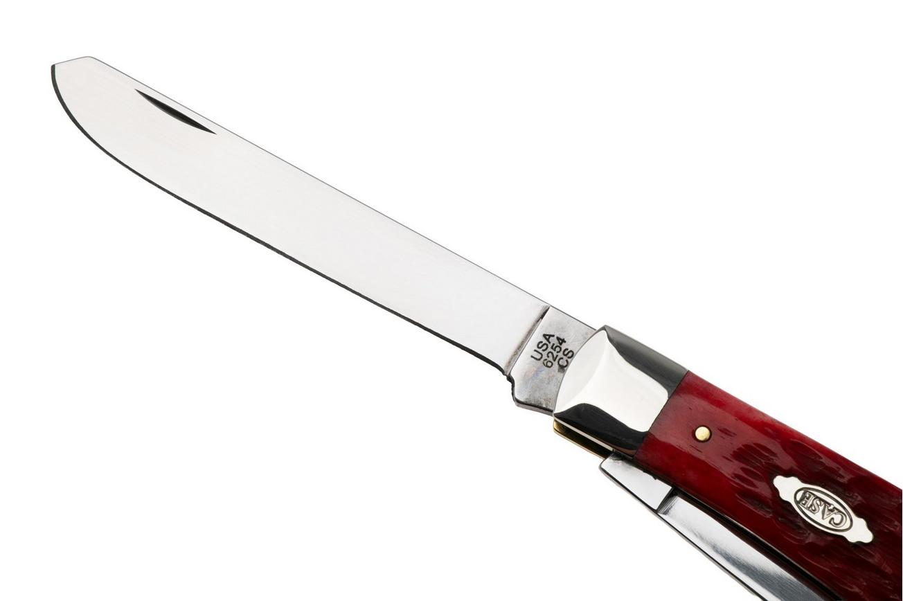 Case Trapper Dark Red Bone, Peach Seed Jig, 31950, 6254 CV zakmes