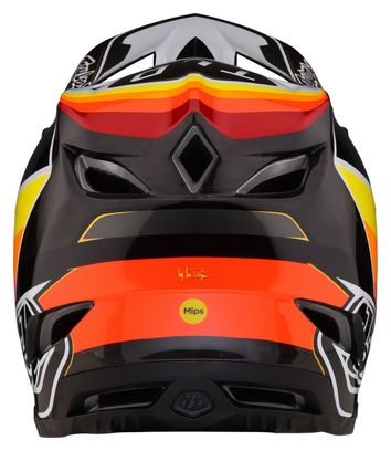 Casque Intégral Troy Lee Designs D4 Carbon Mips Noir/Orange