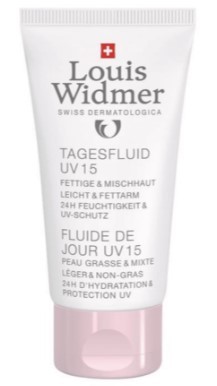 Louis Widmer Dag Fluid Uv 15 Zonder Parfum 50 ML