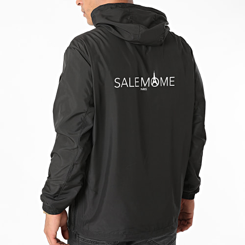 Coupe-Vent Back Logo Noir Blanc