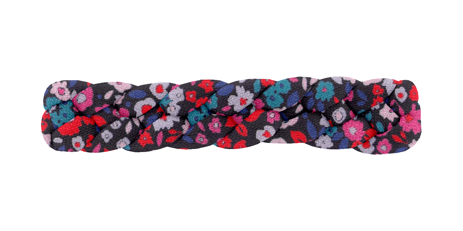 Barrette Cheveux Tressée Romance Fleurie