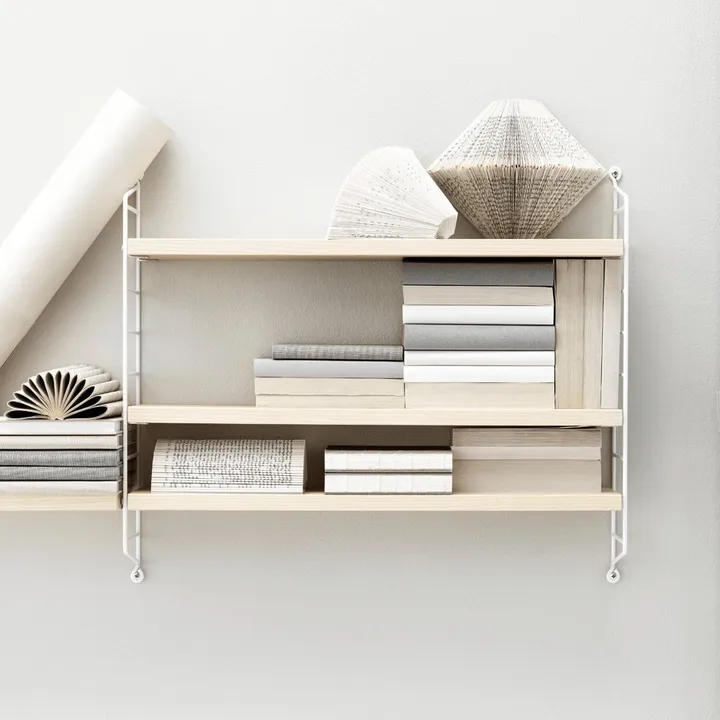 String Furniture Étagère Pocket | Frêne